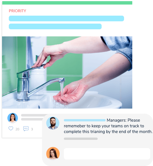 build-a-culture-of-accountability screenshot of reminder to take healthcare training