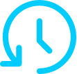 icon of clock for faster workforce communication