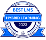 Best LMS Hybrid Learning 2023 Badge