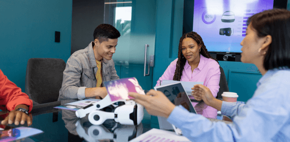Employee training with technology